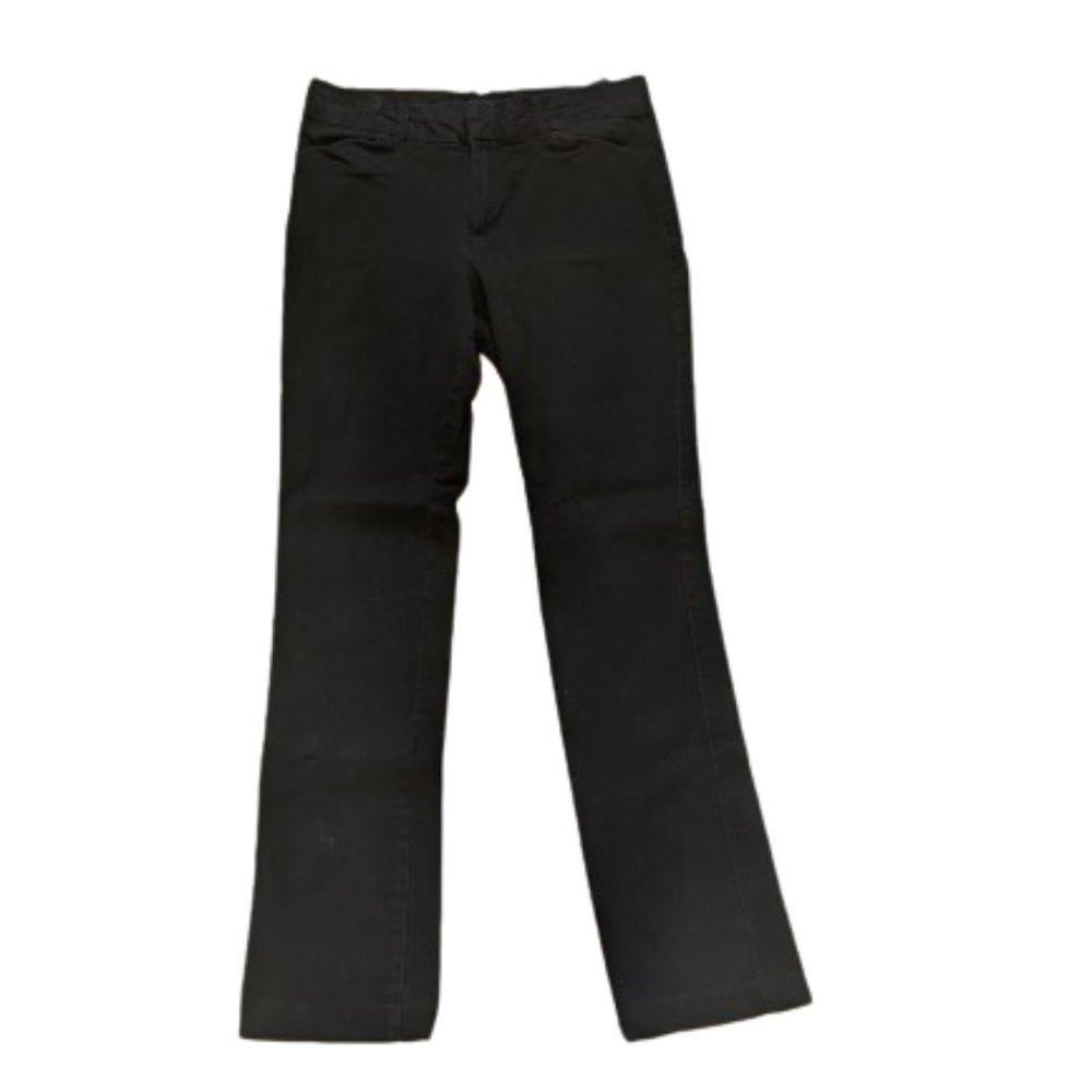 ---  GAP Black Pants Slim City Boot Cut Size 4